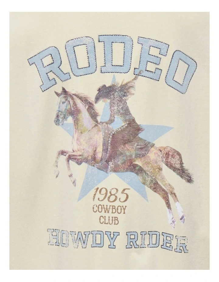 Rocky Life Printed T-Shirt in Oatmeal image 3