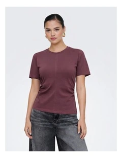 Marie Life Ruching Top in Chocolate