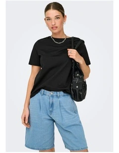 Freja Life Cotton T-Shirt in Black