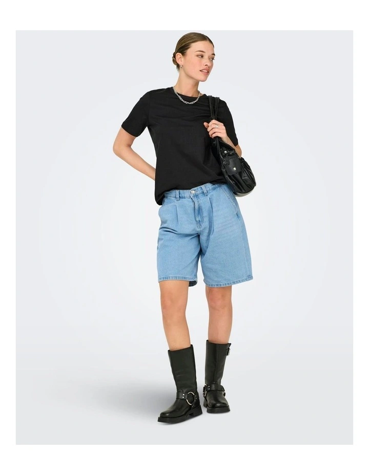 Freja Life Cotton T-Shirt in Black image 3