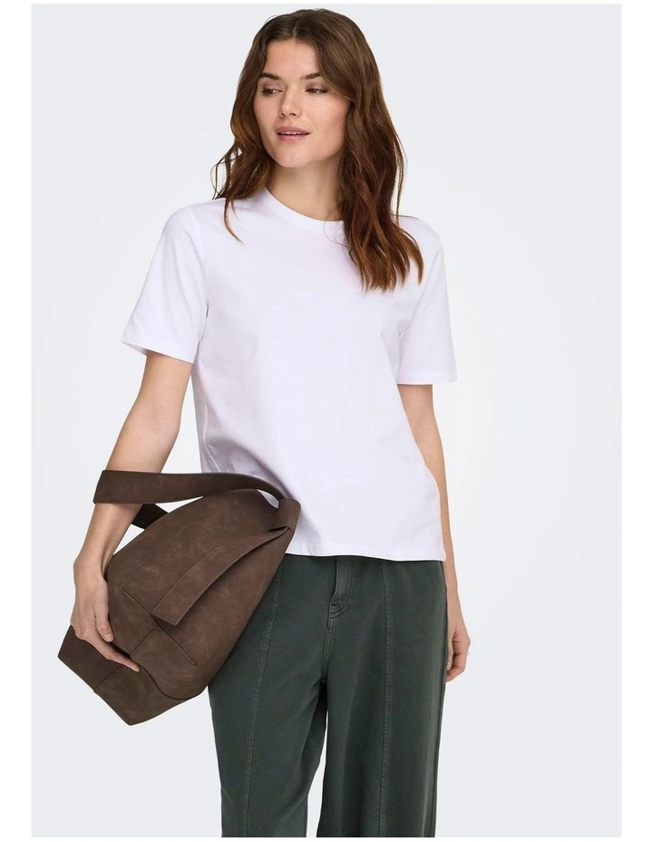 Freja Life Cotton T-Shirt in White image 1