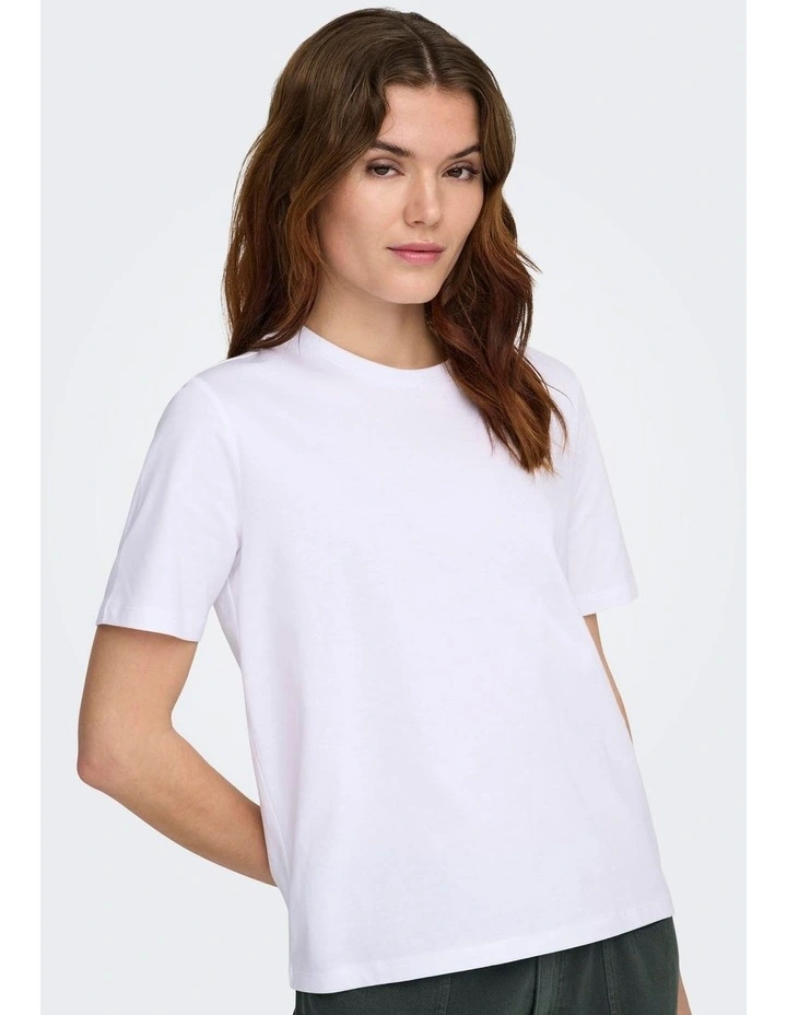 Freja Life Cotton T-Shirt in White image 2