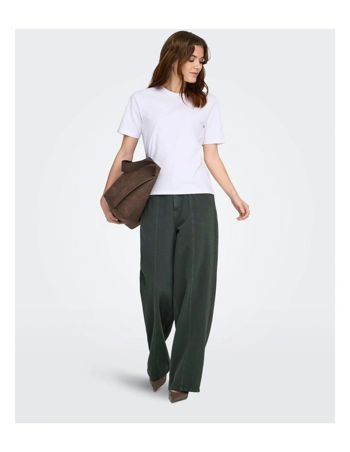 Freja Life Cotton T-Shirt in White image 3