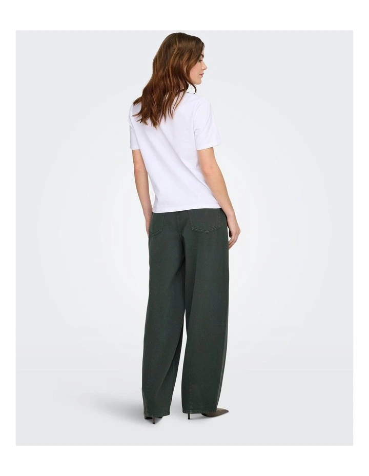Freja Life Cotton T-Shirt in White image 4