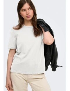 Happy Short Sleeve Tee in White