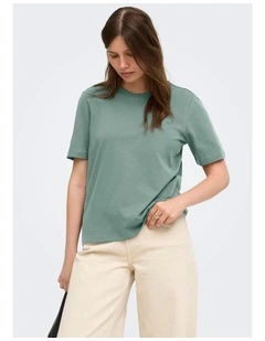 Happy Short Sleeve Tee in Green