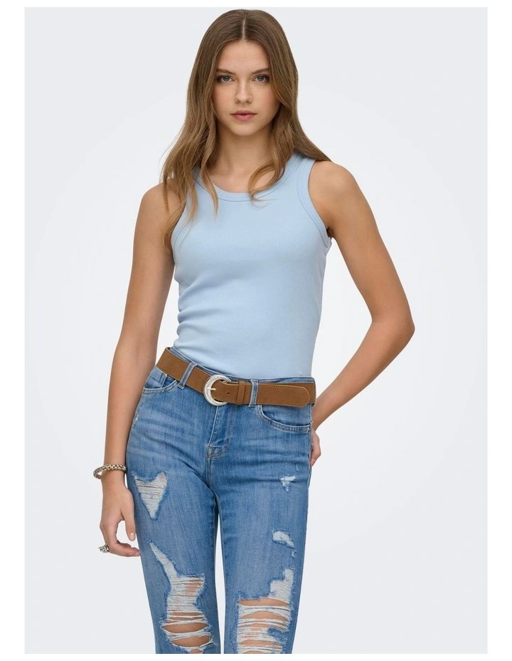 Val Tank Top in Blue image 1