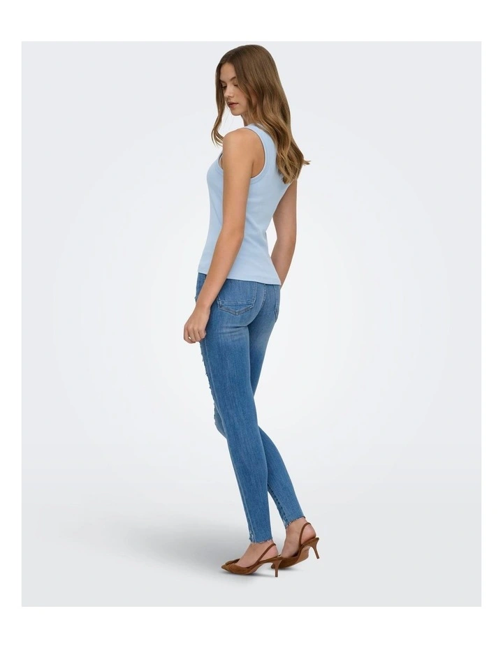 Val Tank Top in Blue image 2
