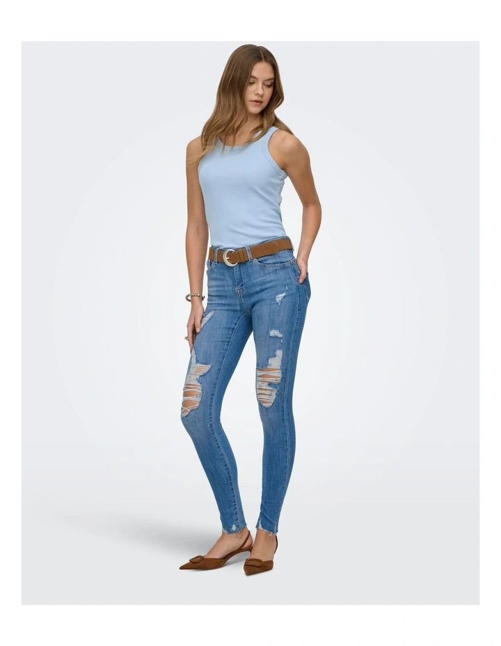 Val Tank Top in Blue image 3