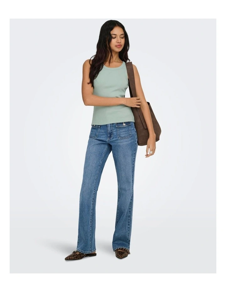 Val Tank Top in Green image 3