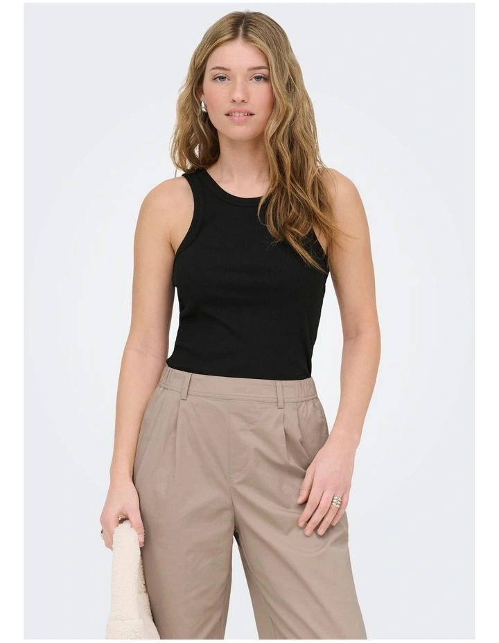 Val Tank Top in Black image 1