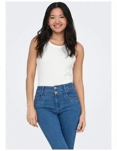 Val Tank Top in White
