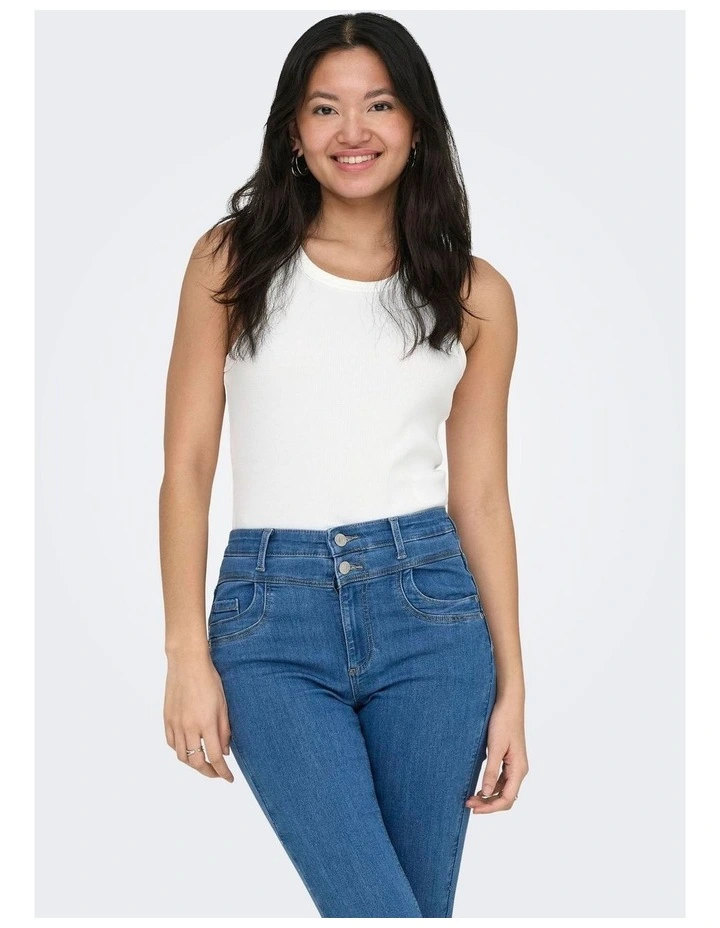 Val Tank Top in White image 1