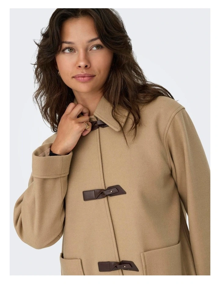 Evie Life Coat in Tan image 2