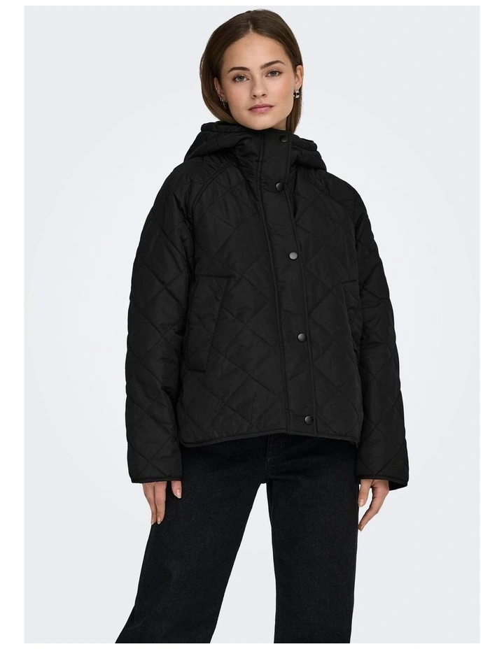 Sigga Lie Quilted Jacket in Black image 1