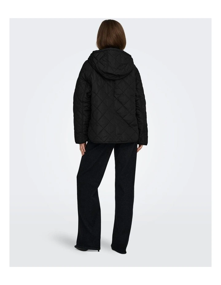 Sigga Lie Quilted Jacket in Black image 5
