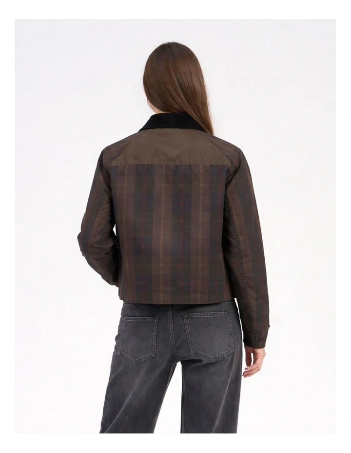 Mountain Check Jacket in Brown image 2