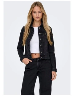 Wonder Denim Jacket in Washed Black