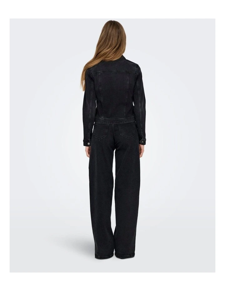 Wonder Denim Jacket in Washed Black image 5