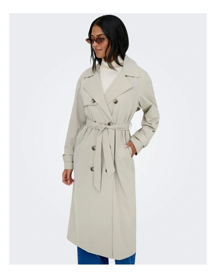 Disa Life Long Trenchcoat in Stone image 1