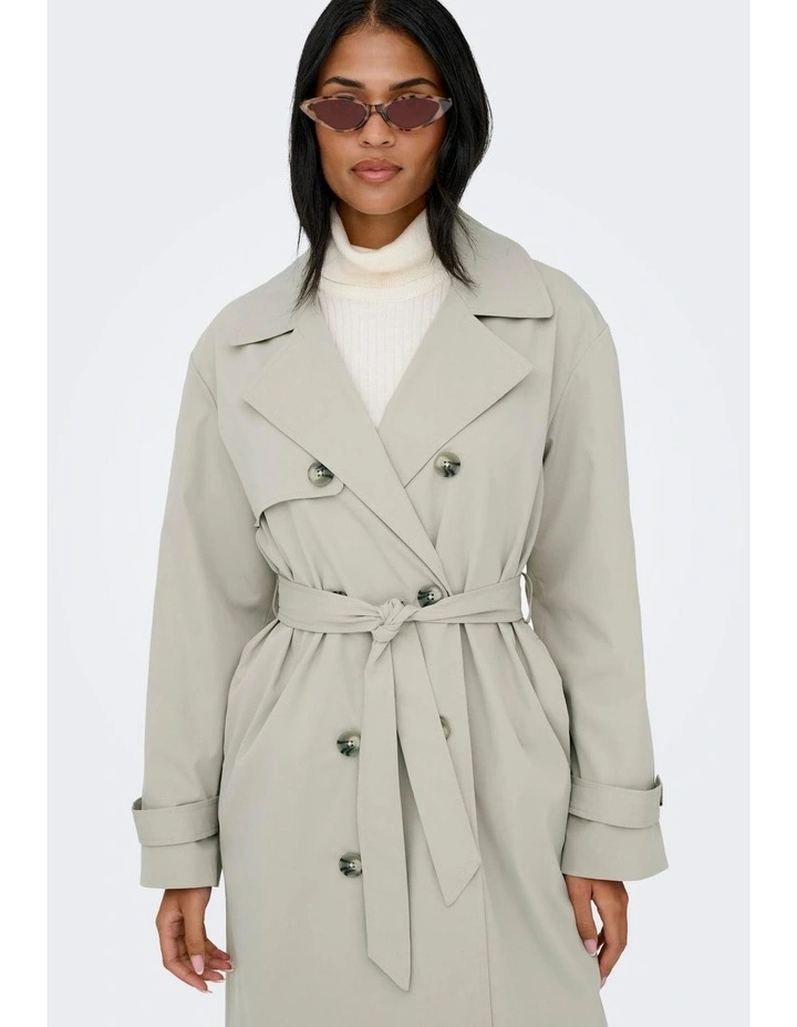 Disa Life Long Trenchcoat in Stone image 2