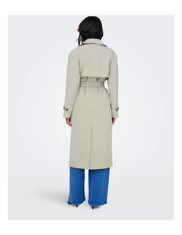 Disa Life Long Trenchcoat in Stone image 4