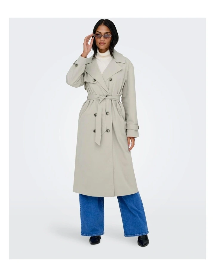 Disa Life Long Trenchcoat in Stone image 5