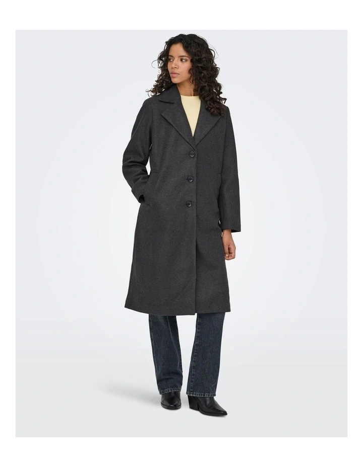 Lisa Life Oversized Coat in Grey image 1