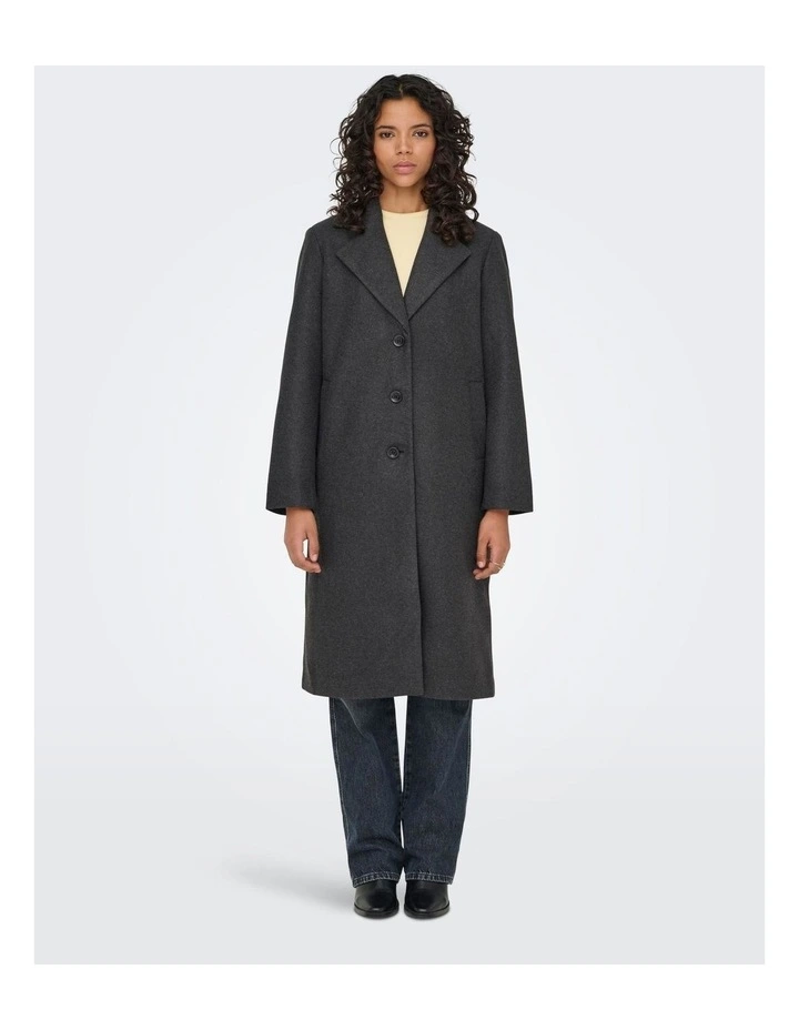 Lisa Life Oversized Coat in Grey image 3