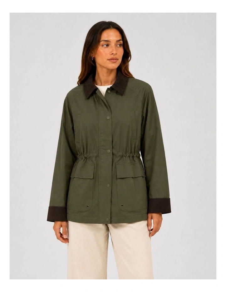 Eja Orchid Jacket in Green image 1