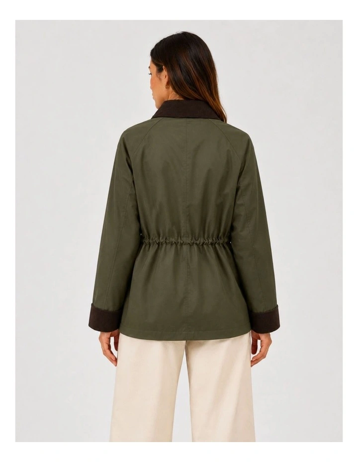 Eja Orchid Jacket in Green image 2