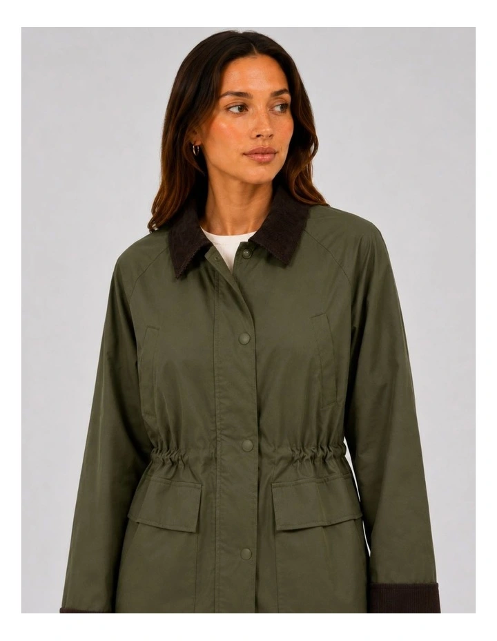 Eja Orchid Jacket in Green image 3