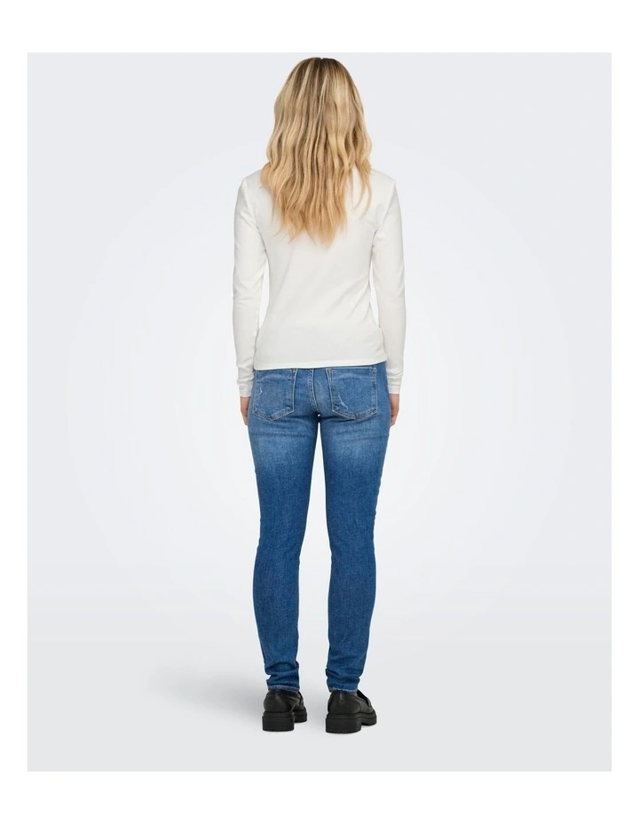 Riley Long Sleeve Top in Ecru image 5