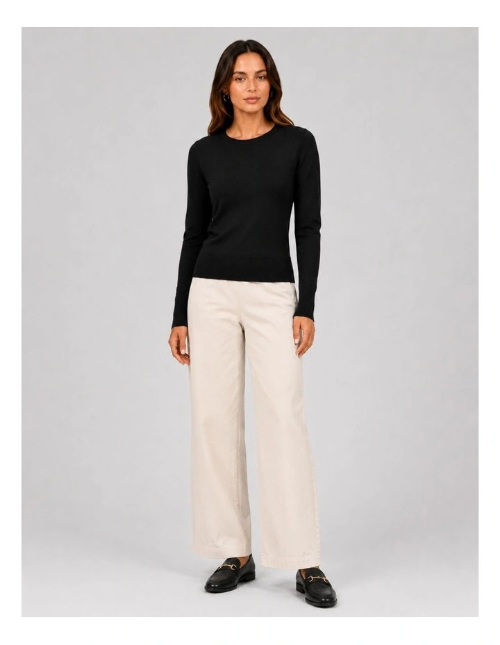 Vienna Knit Top in Black image 3