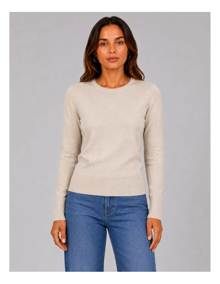 Vienna Knit Top in Cream image 1