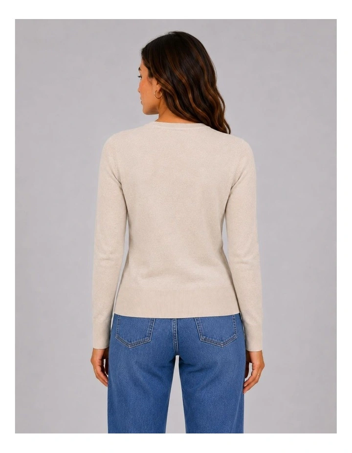Vienna Knit Top in Cream image 2