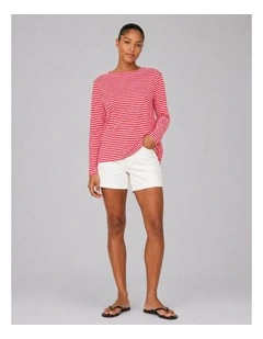 Rikke Long Sleeve Top in Pink