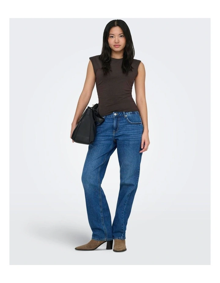 Mira Ruching Top in Chocolate image 2