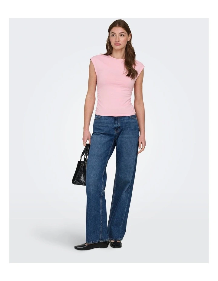 Mira Ruching Top in Pink image 2