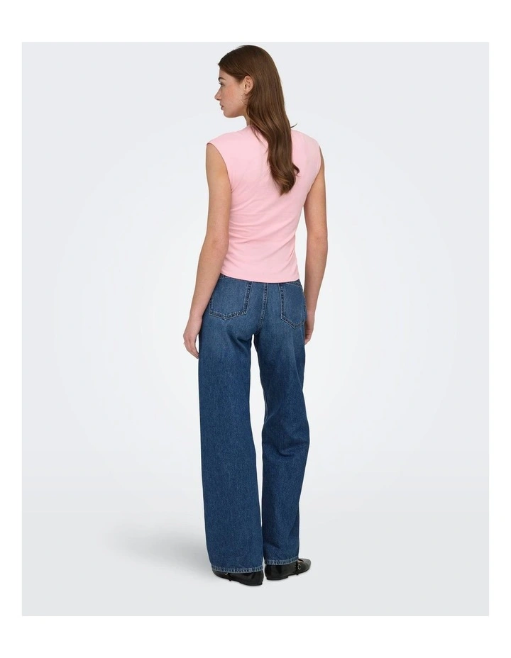 Mira Ruching Top in Pink image 3
