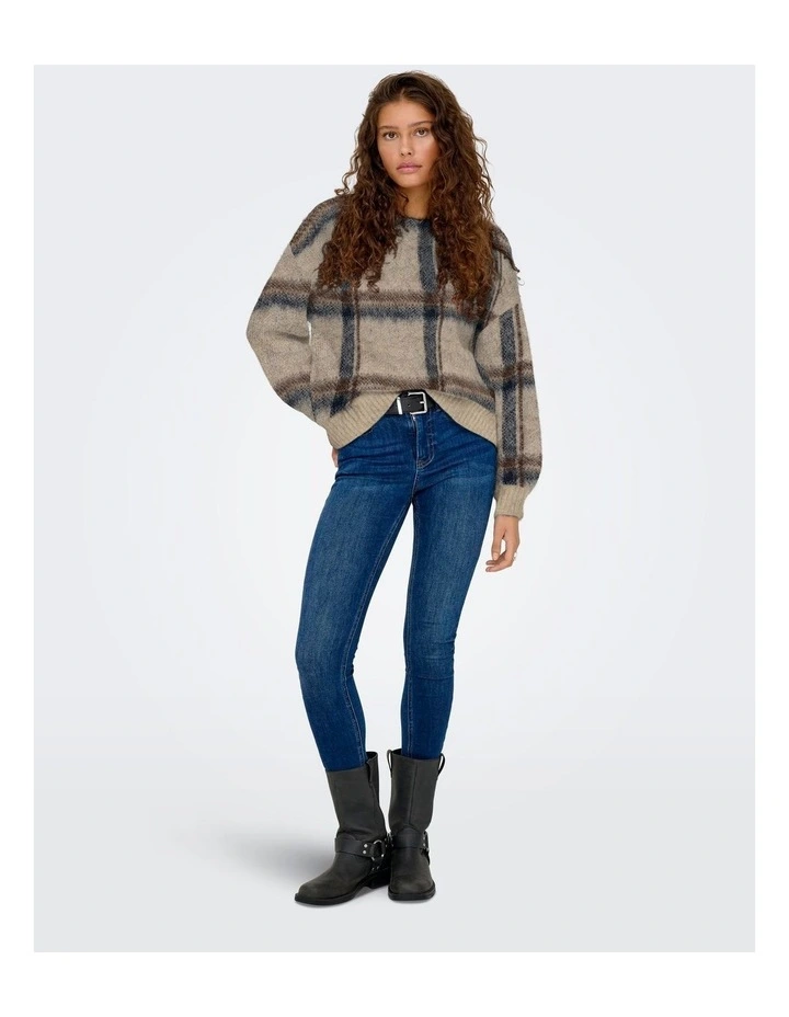 Marion Life Stripe Knit Jumper in Natural image 3