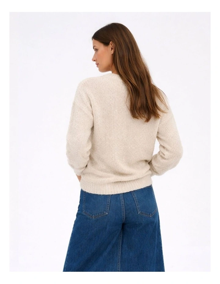 Misty Life Knit in Ecru image 2