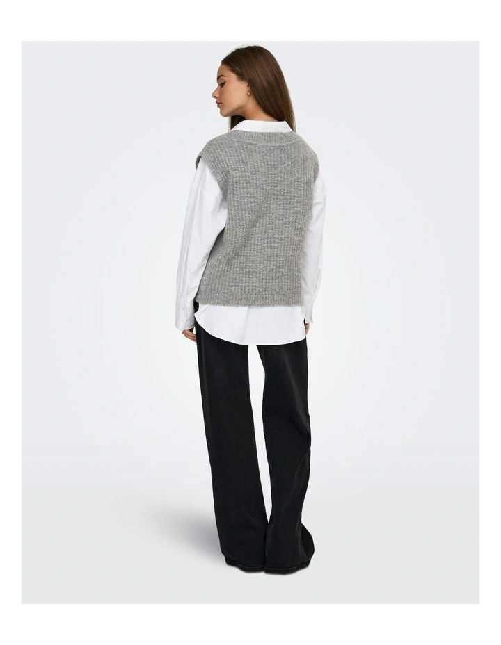 Gila Life Knitted Vest in Grey image 4