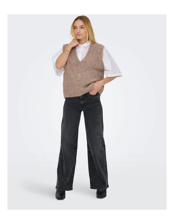 Gila Life Knitted Vest in Tan image 3