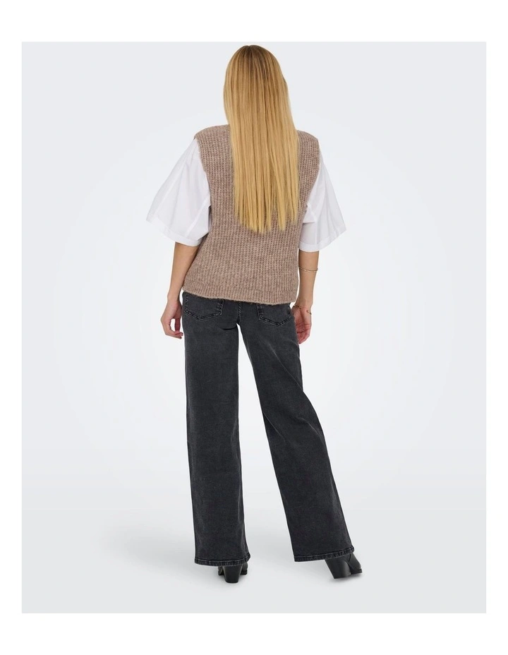 Gila Life Knitted Vest in Tan image 4