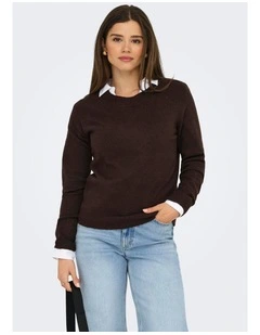 Rica Life Knit Jumper in Chocolate