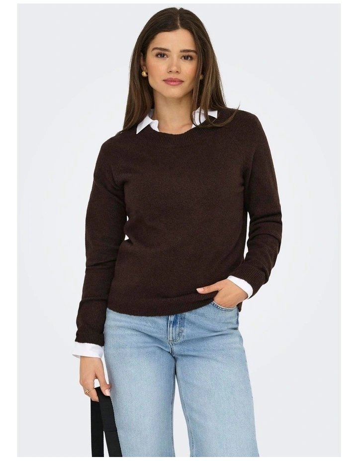Rica Life Knit Jumper in Chocolate image 1
