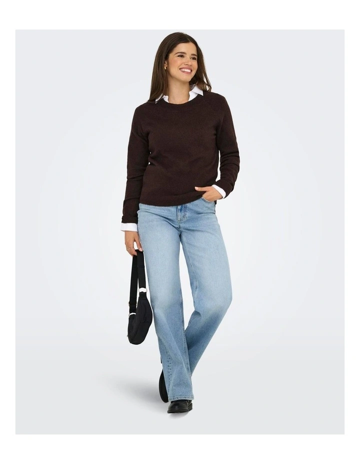 Rica Life Knit Jumper in Chocolate image 4
