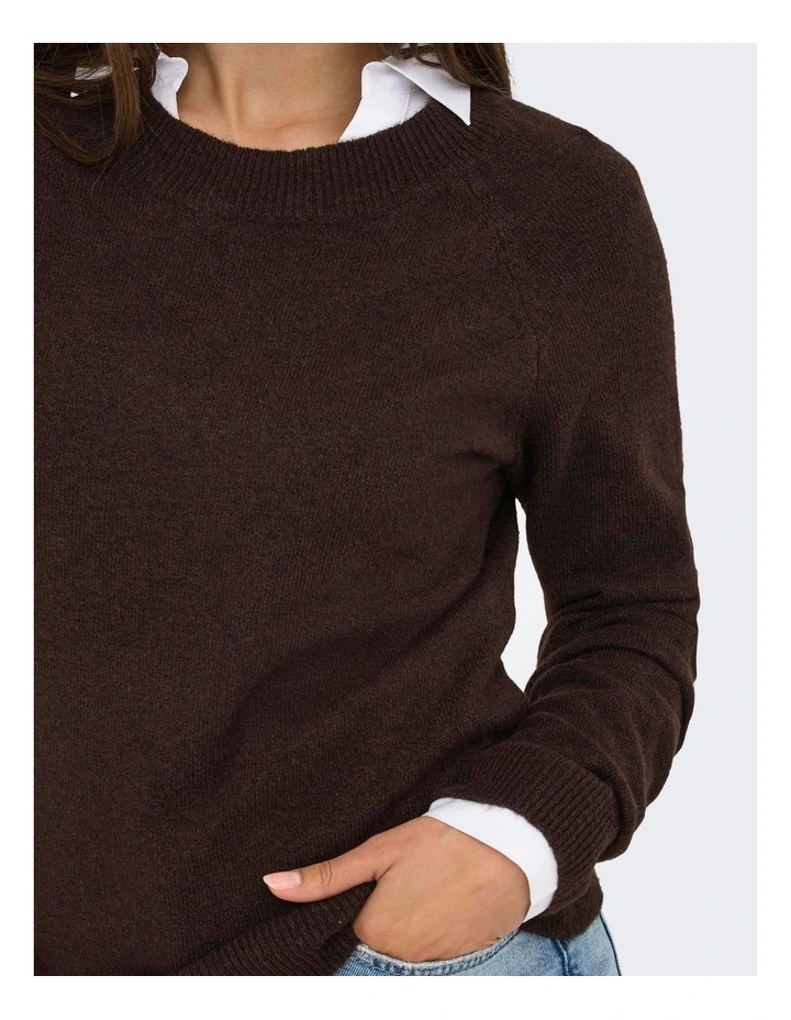 Rica Life Knit Jumper in Chocolate image 5
