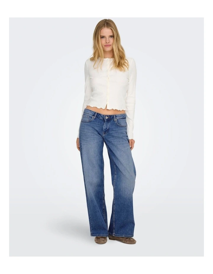 Judy Wide Leg Jeans in Mid Blues image 2